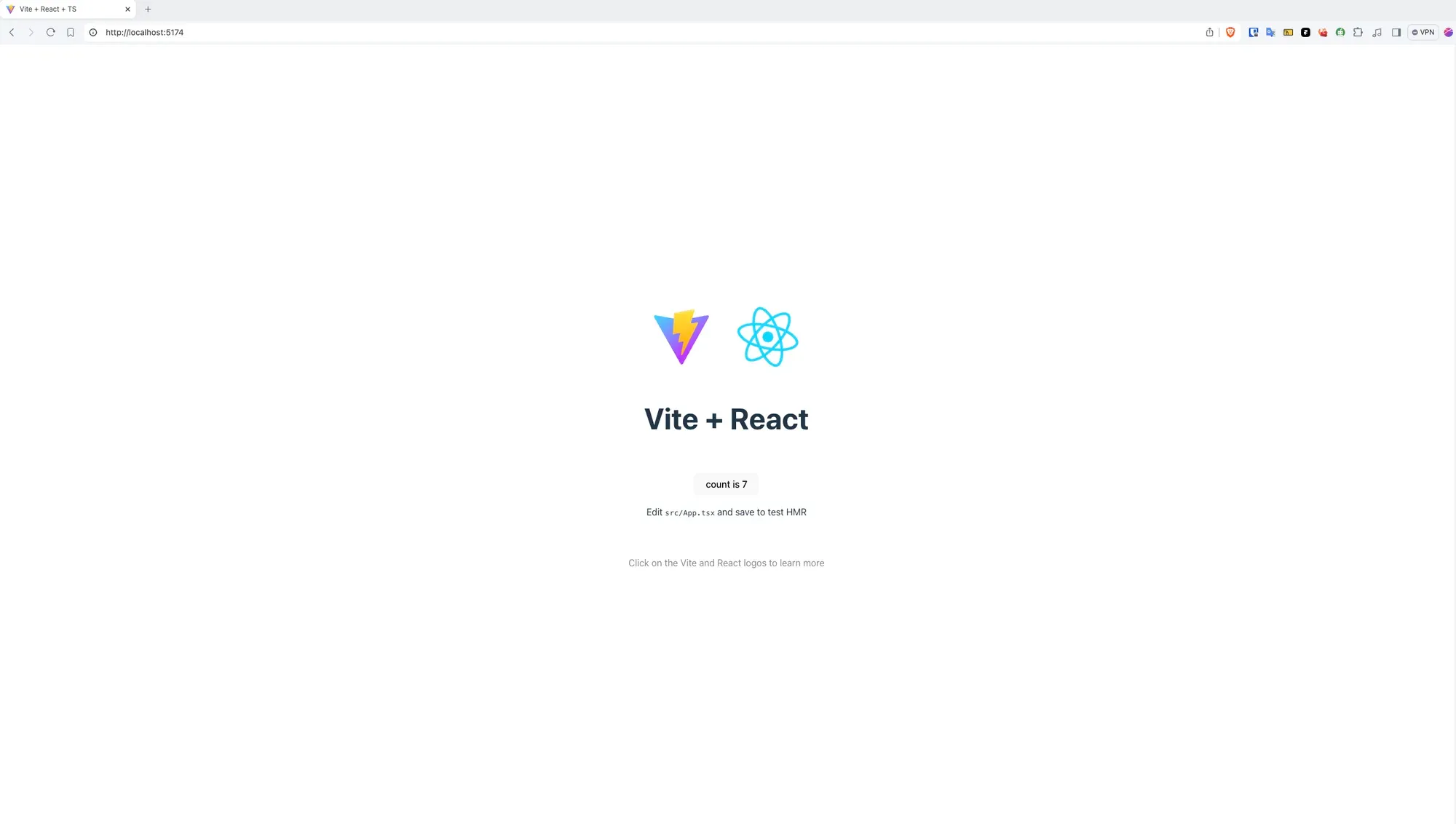 first react