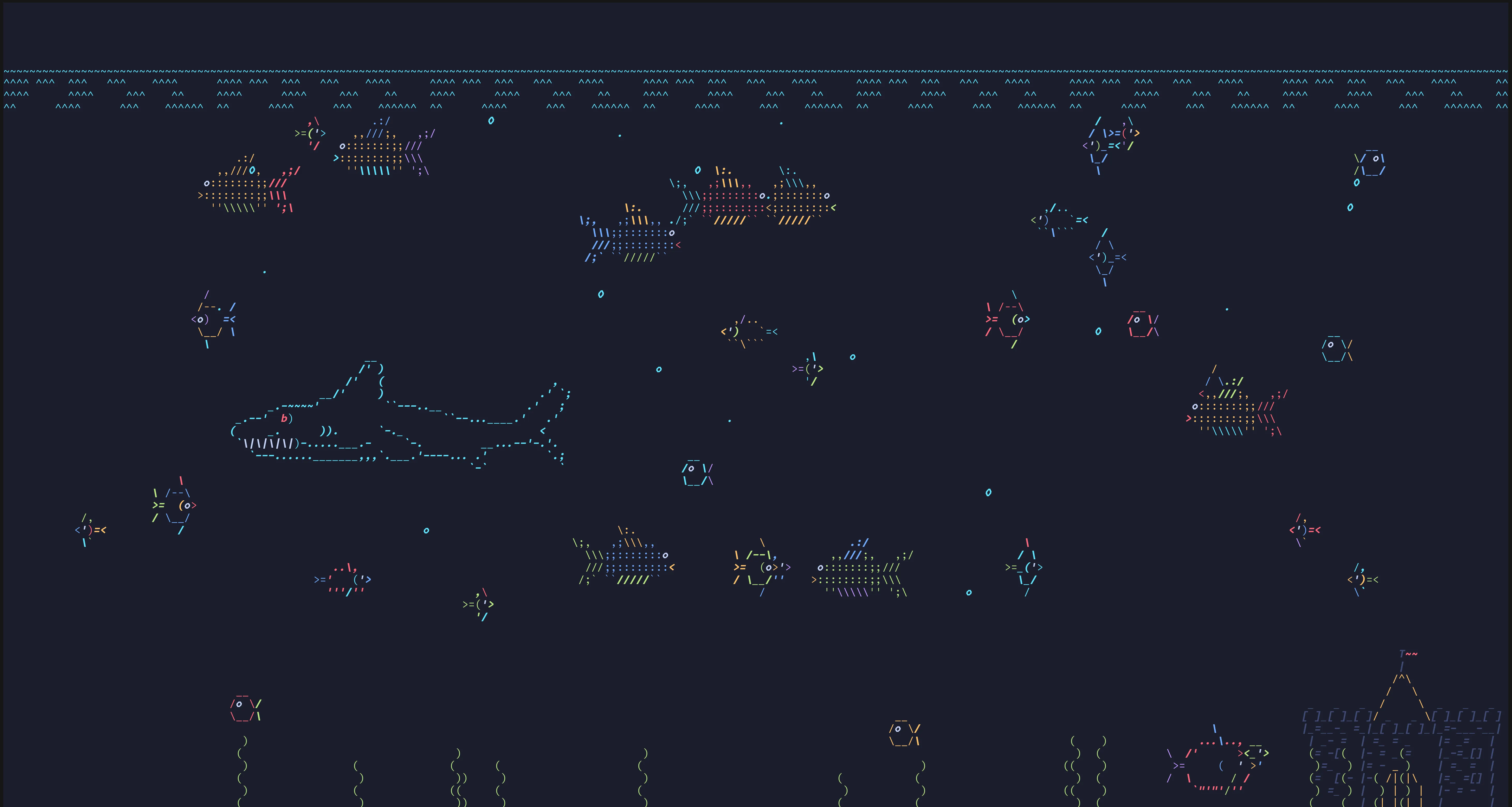 asciiquarium example