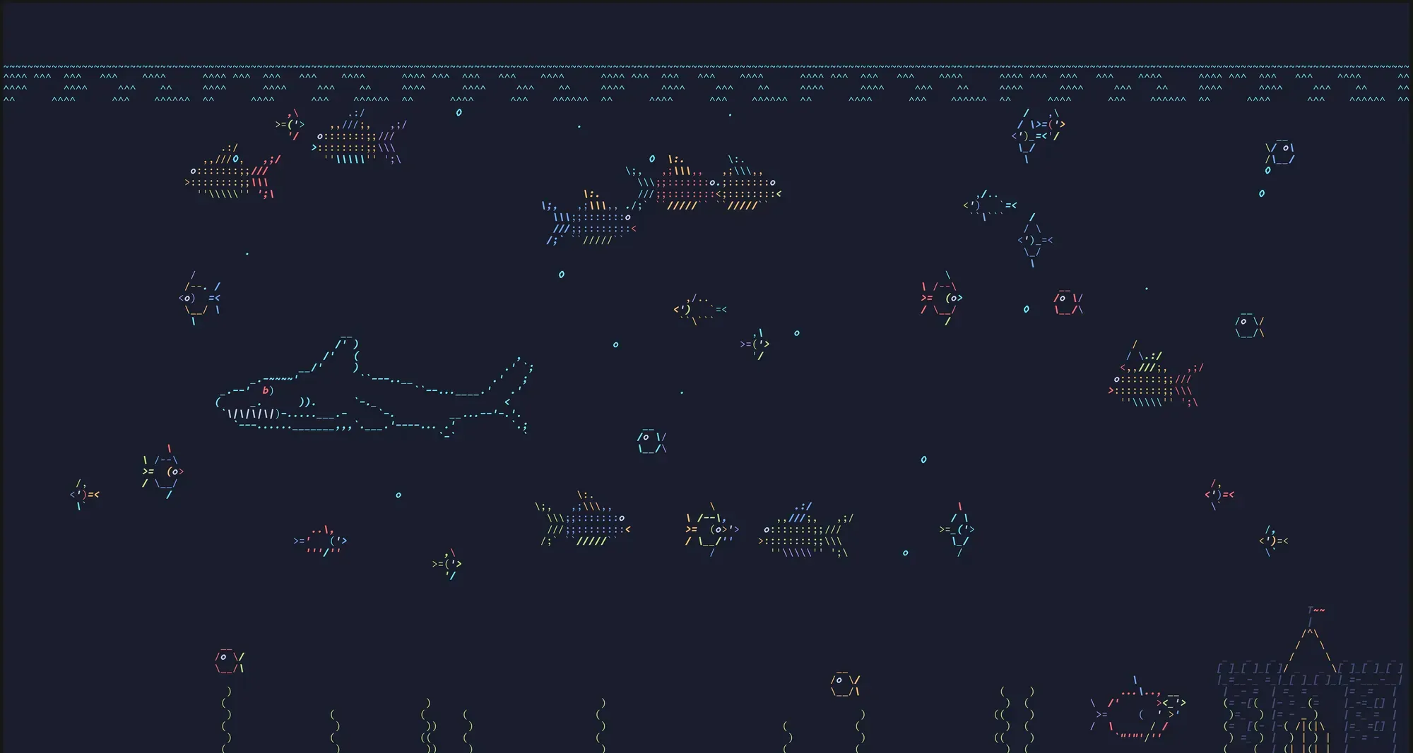 asciiquarium example