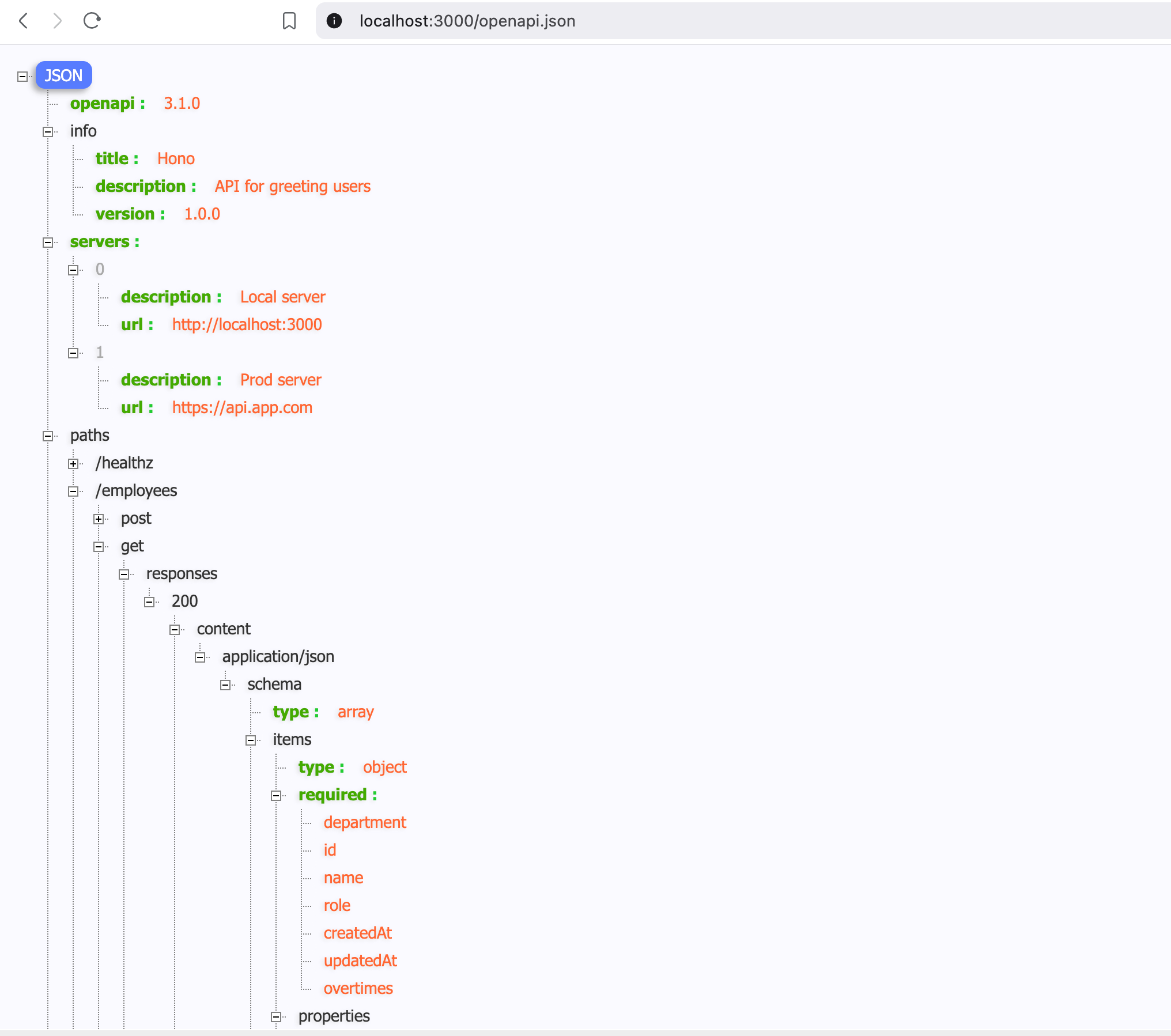openapi page