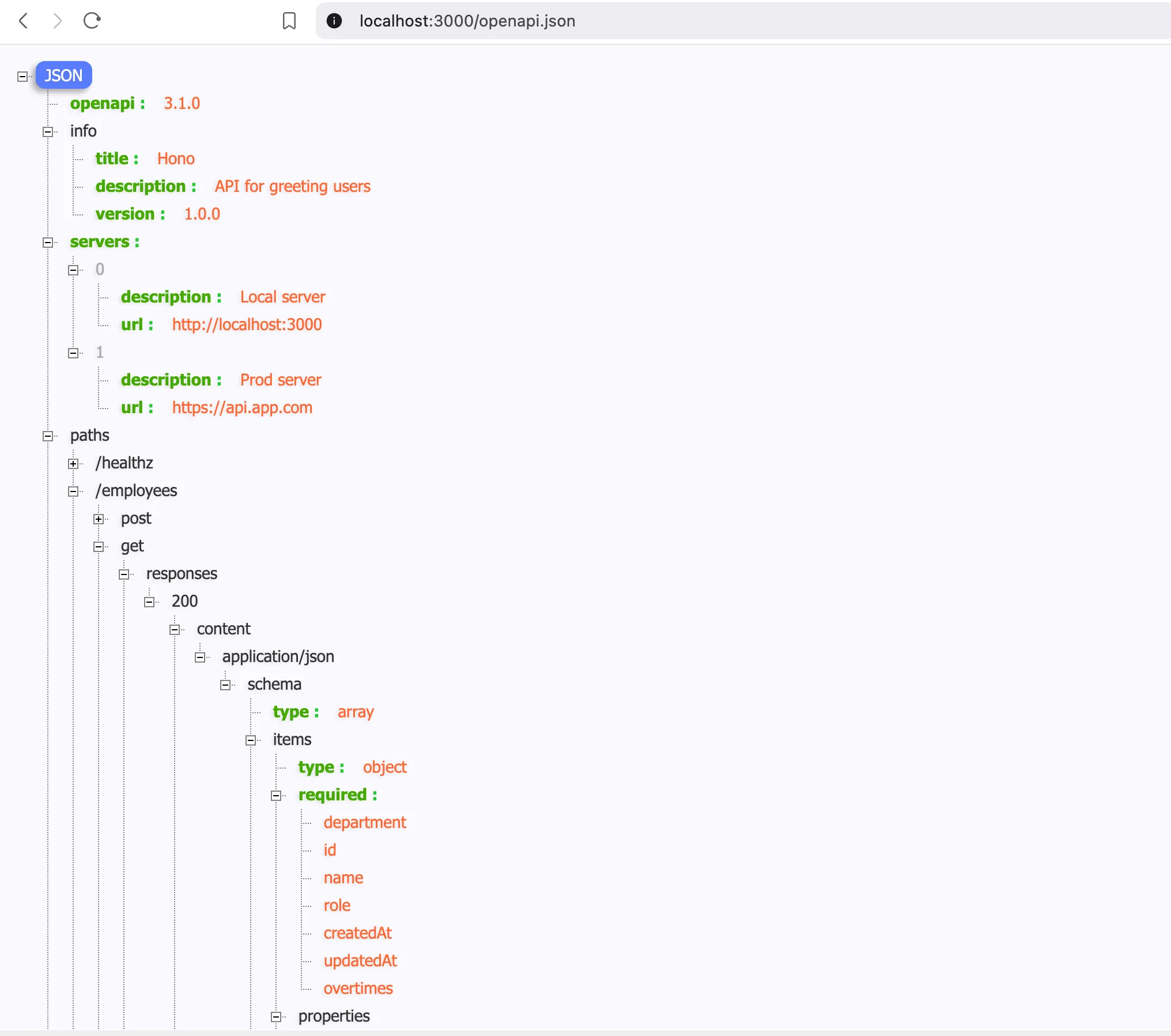 openapi page