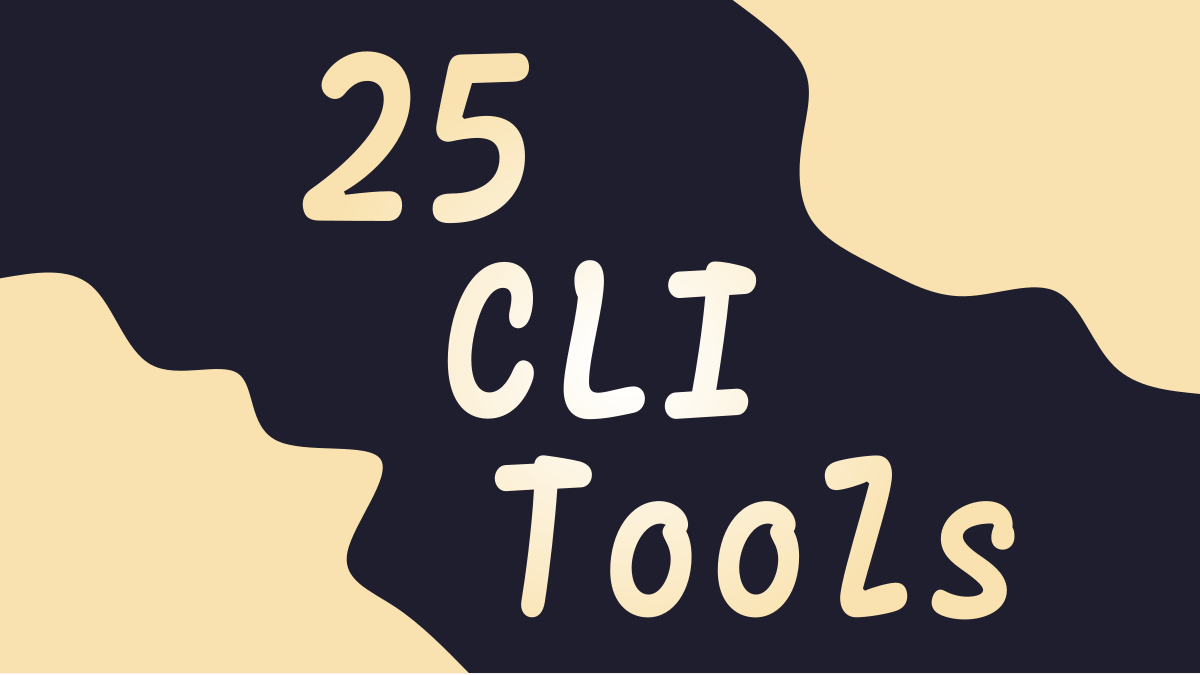 25 cli tools logo